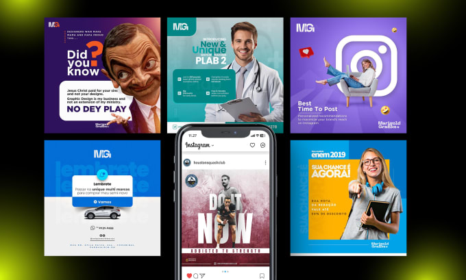 design scroll stopping social media designs