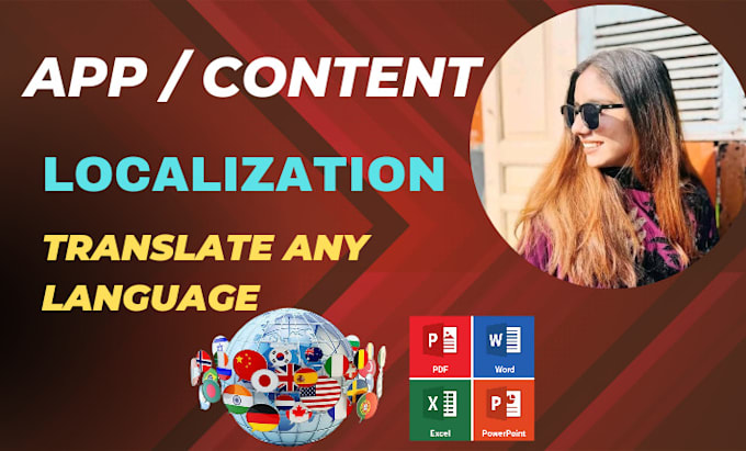 provide app localization translation service any language
