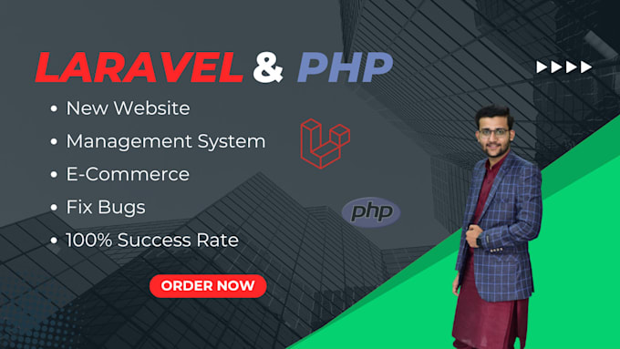 be your php laravel developer, php web developer