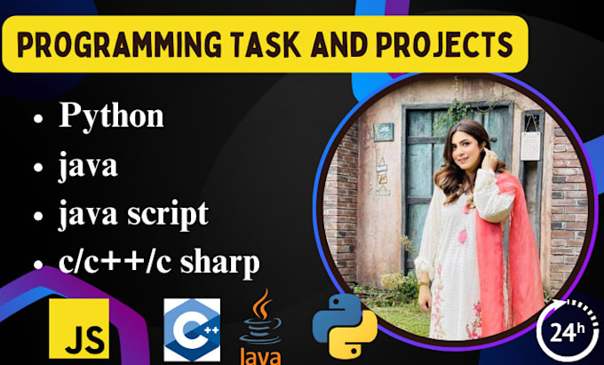 Develop python program, python project, python task, python script by ...