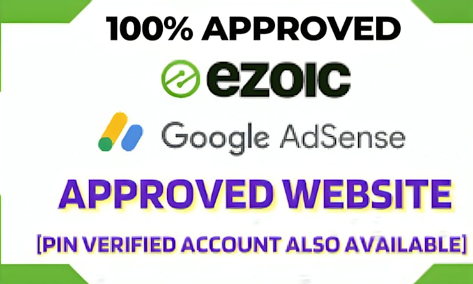 provide you approved ezoic and adsense sites
