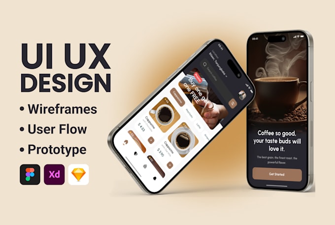 Design wireframes mobile app ui ux design prototype in figma by Pro ...