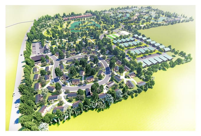Design 2d site plan, 3d landscape render, rv park by Harrold1680 | Fiverr