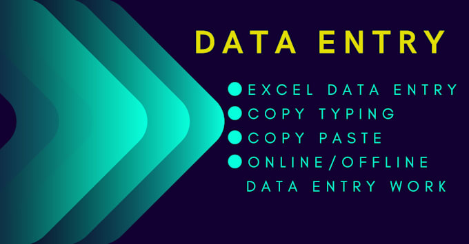 do excel, word data entry and copy typing