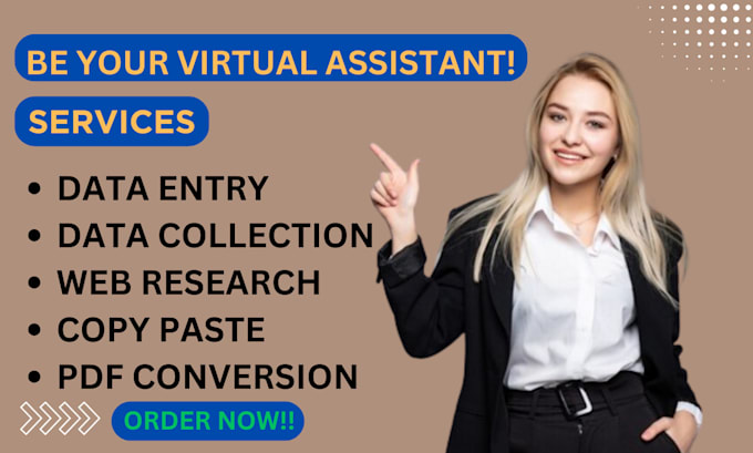 do data entry, copy paste and web scraping for you