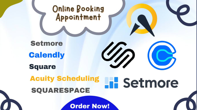 Design calendly setmore acuity scheduling square booking by Rexpeak
