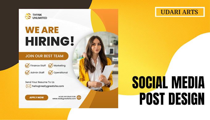 design social media posts, ads