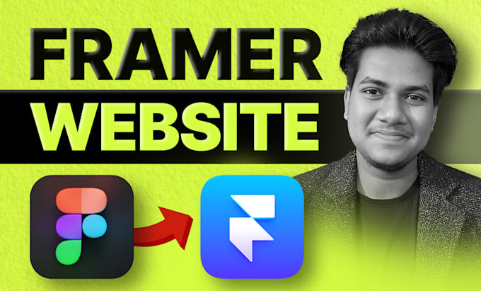 design and build a framer website, framer animation, figma to framer