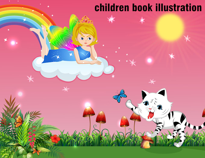 Be cartoon illustrator for children storybook by Fatimajillani | Fiverr