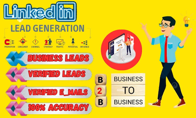 linkedin sales navigator b2b lead generation email list building lead gen