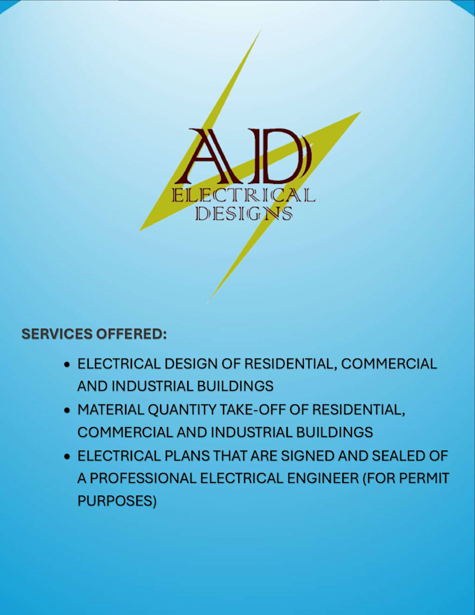 design and draw your electrical plans for philippines