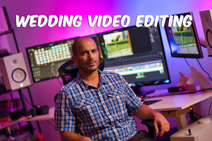 professionally edit a wedding video
