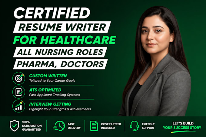 write healthcare resume, doctor, nursing, medical sales, medical coder, CV