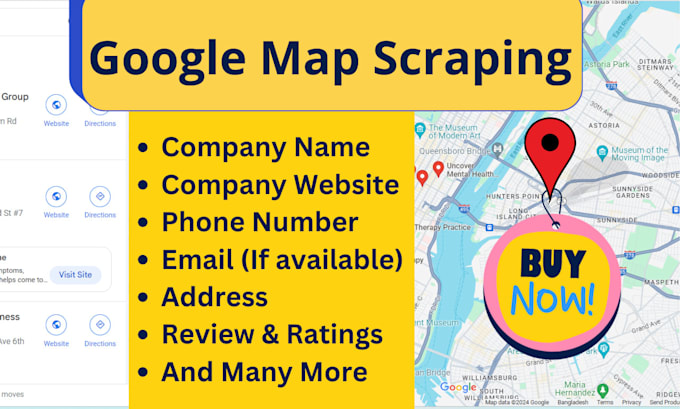 scrap google map for business info and lead generation