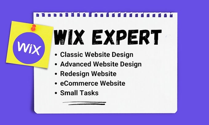 expert in wix redesign wix ecommerce wix SEO with wix studio