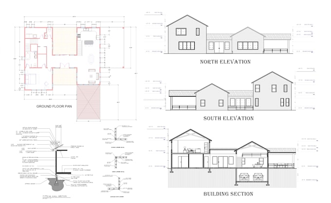 do architectural and construction drawings in autocad and revit