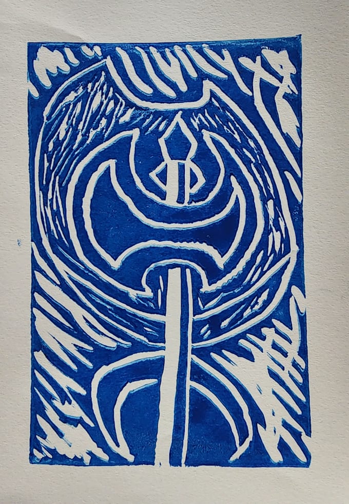 Create custom prints via relief printmaking by Remington99 Fiverr