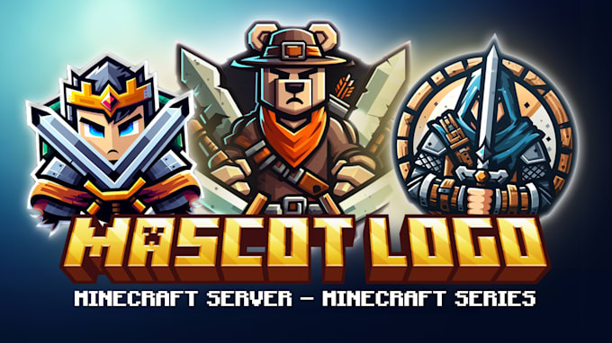 make IT the best logo for your minecraft server minecraft series