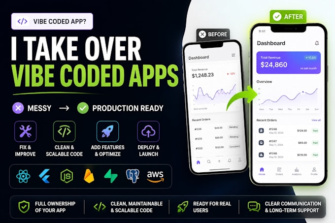 fix your react native app and publish to app store