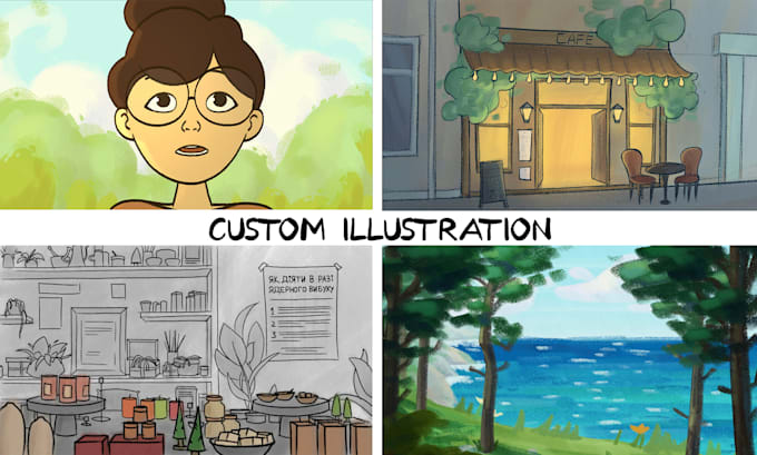create a unique digital illustration