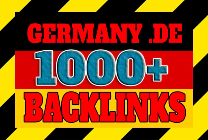 create 1000 germany based domains de backlinks