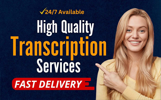 transcribe audio and do video transcription in 24 hours