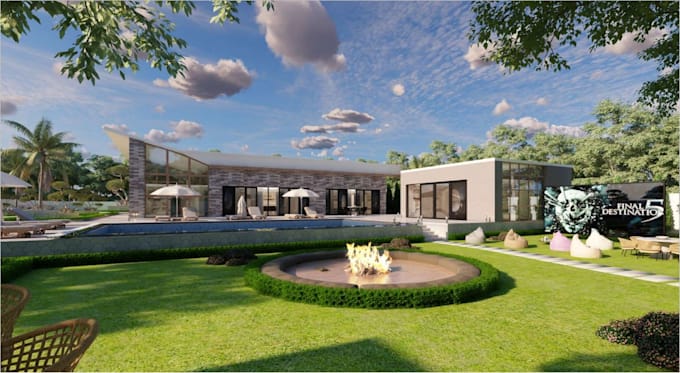 make realistic 3d interior nade exterior renders