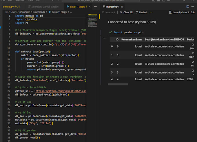 Be your jupyter notebook powerbi tableau rstudio and python expert by ...