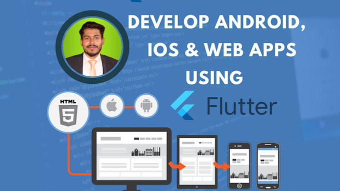 develop android and ios app using flutter