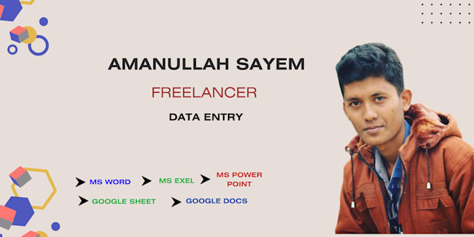 do data entry, data collection, email collection, ect