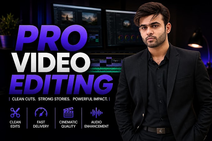 be your professional youtube video editor for high retention