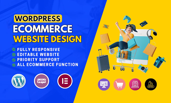 build or revamp your wordpress woocommerce ecommerce store with elementor