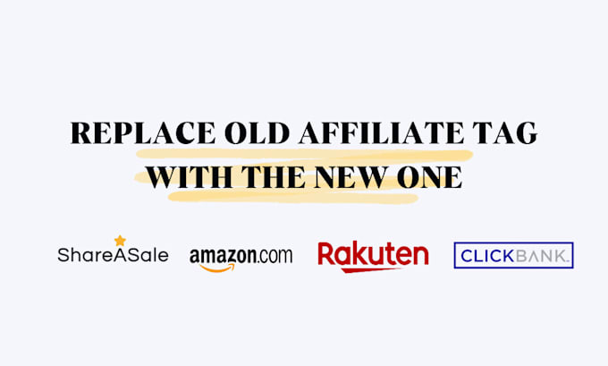 fix, replace, or change amazon affiliate links