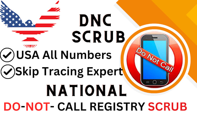 do dnc scrubbing list accurately USA only for telemarketing