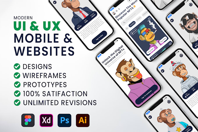 Design wireframes, ux ui design, and prototypes by Sohab_098 | Fiverr