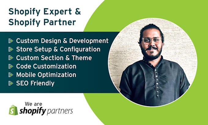 design and develop a professional shopify store