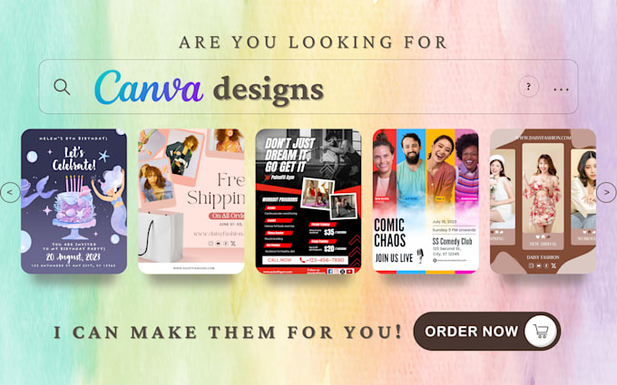 design thumbnails and social media posts using canva