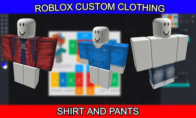 Create you roblox shirt and pants templates by Realvipul Fiverr