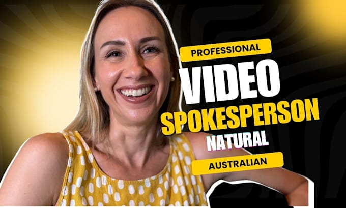 create a natural spokesperson video