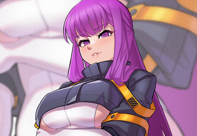 draw lewd, ecchi, nsfw anime style character