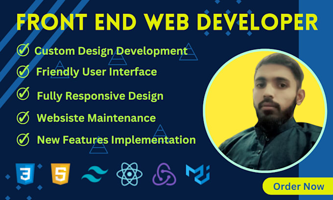 Be your frontend web developer build with next js, react js and ...
