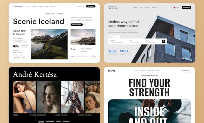 do figma website design ui ux mockup and web app design