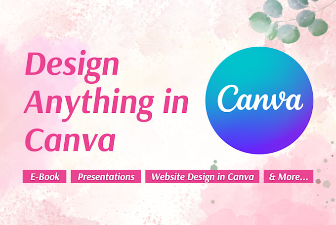 create any design layout in canva