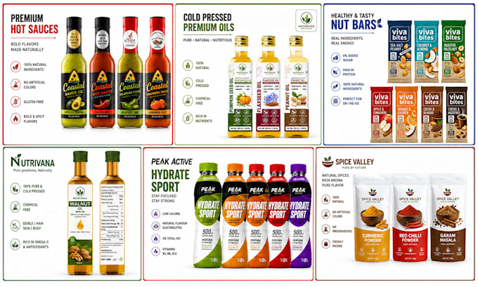 design product label, bottle label,food label,oil label,can