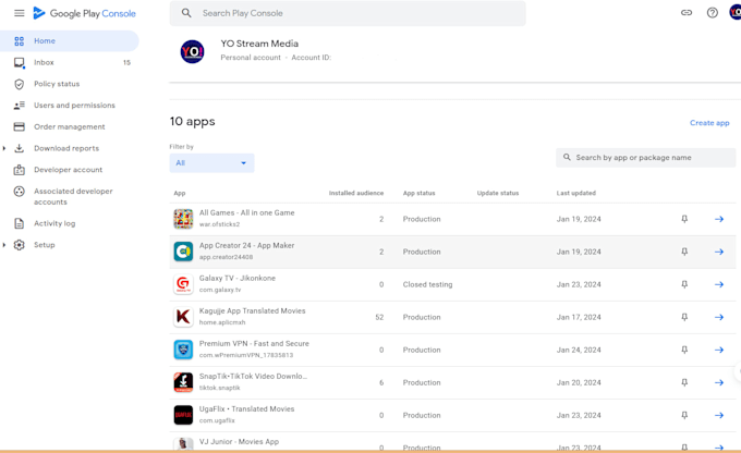 publish your apps or games on google playstore