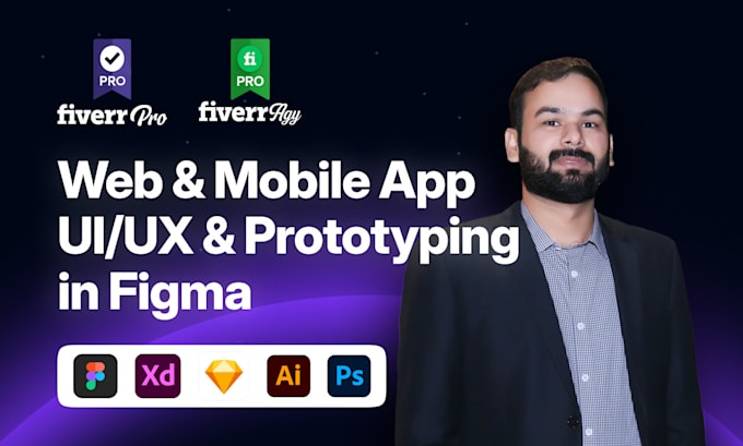 be your figma designer for web and mobile app prototyping