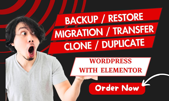 do wordpress website migrate, transfer, backup, clone or duplicate wordpress