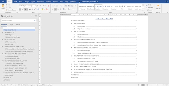 write a technical report on geotechnical engineering