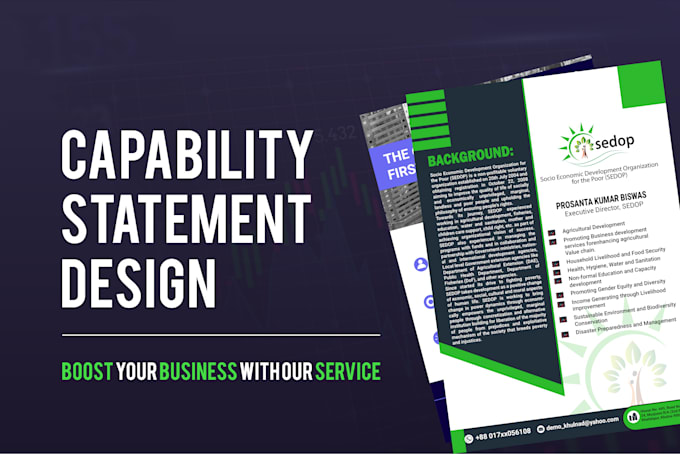 design your federal government capability statement