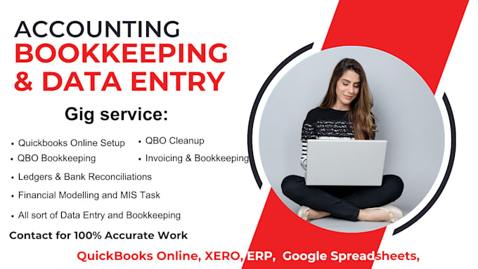 do bookkeeping, brs, quickbooks setup and accounting tasks